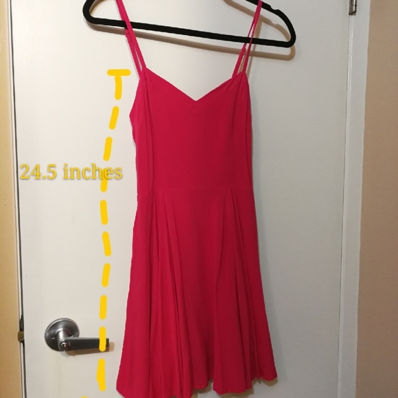 Aritzia Talula watermelon red dress - Picture 3 of 5